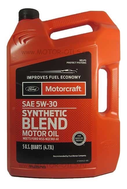 Ford Motorcraft Sae 5w 30 Synthetic Blend 473 литра Oemxo 5w30 5q3sp