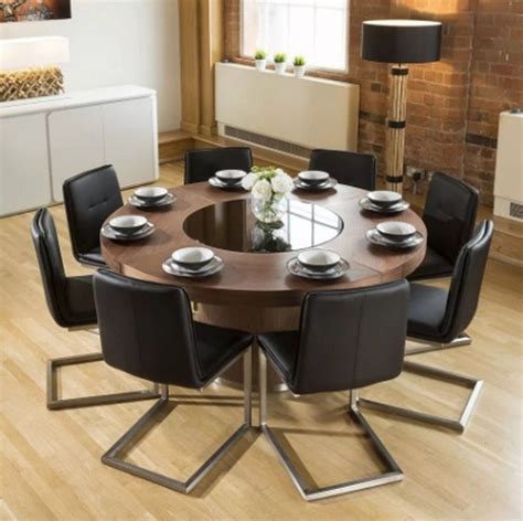 7 Round Shape Dining Table Design Ideas With A Minimalist Dining Room