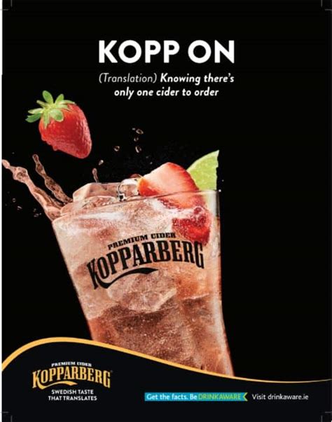 Kopparberg Launch Their ‘swedish Tastes That Translate’ Summer Campaign Lovebelfast