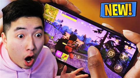 Well we have you covered! REACTING to Mobile Fortnite Gameplay REVEAL! - How to ...