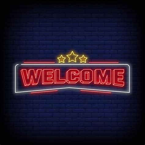 Welcome Multicolor Neon Sign Create Your Own Neon Light Sign For Your
