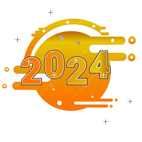 2024 Año Nuevo Icono Dorado Vector Png Dibujos Año Nuevo 2024 2024