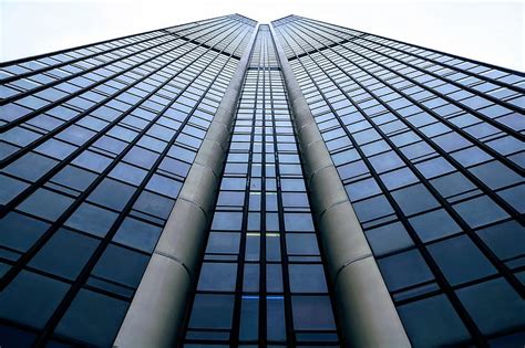 Glass Architecture Futuristic Company Modern Finance Business