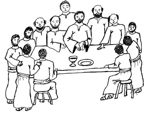 Last Supper Drawing At Getdrawings Free Download