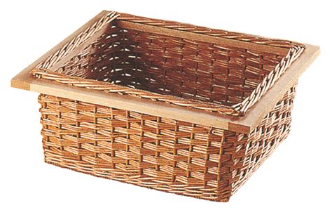 Wicker Basket Natural With Beech Frame Häfele Ireland Shop