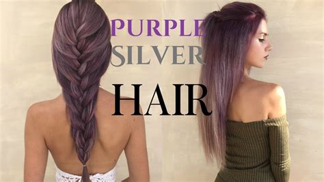 What is it & why it is a must for blonde hair if you have blonde, silver or white hair that tends to get yellow, purple shampoo can be your new bff. How To: Purple Silver Metallic Hair | Stella - YouTube