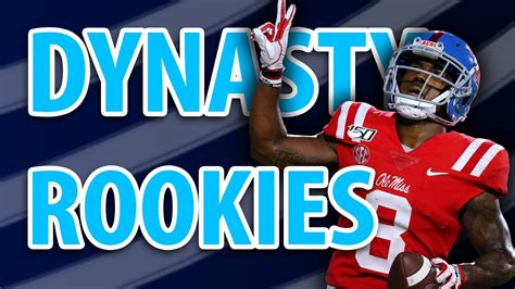 The Best Rookies For Fantasy Drafts Youtube