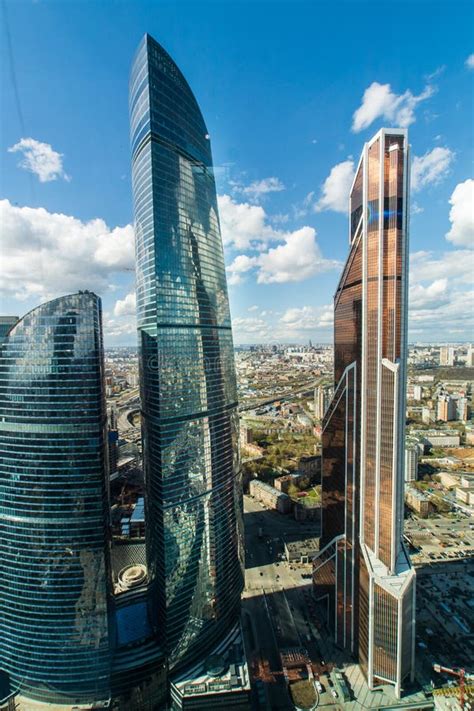 A View Of The Moscow International Business Center Moscow City In