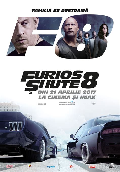 Poster Fast And Furious 8 2017 Poster Furios şi Iute 8 Poster 1 Din