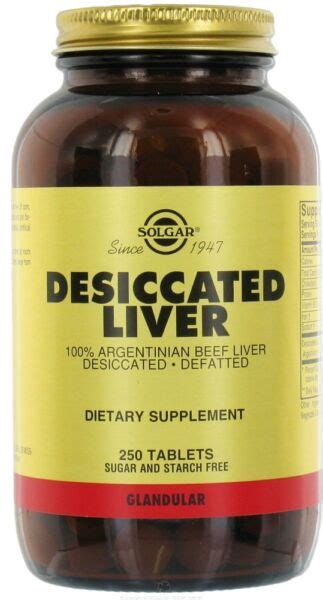 Solgar Desiccated Liver For Sale Online Ebay