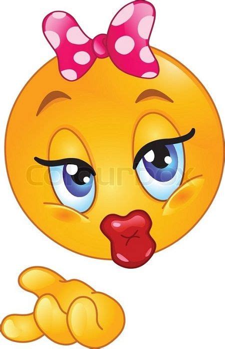 Kiss Emoticons Sametime Emoji Lucu Smiley Lucu