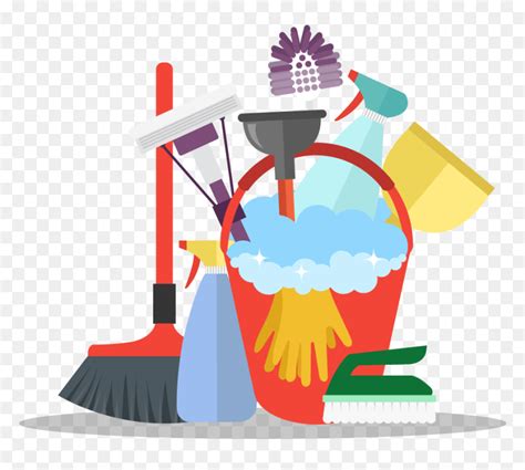 Janitorial Cleaning Services Cleaning Tools Vector Png Transparent