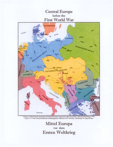 Maps Map Of Europe Before Ww1