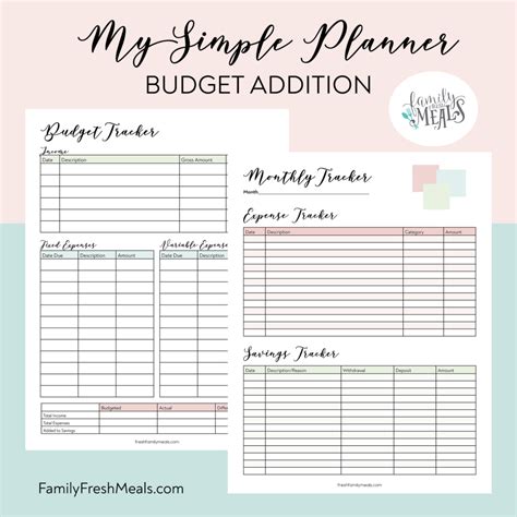 Monthly Expense Tracker Printable Personal Finance Budget Planner Bill Tracker Lupon Gov Ph