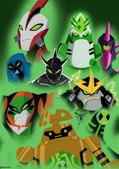 Ben 10 is an american animated television series and media franchise created by man of action studios and produced by cartoon network studios. Ben 10 Omniverse - Aliens by Fiqllency on DeviantArt