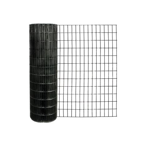 Garden Zone Actual 100 Ft X 4 Ft Black Pvc Coated Welded Wire Rolled