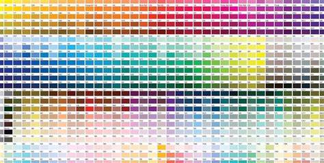 Pantone Color Full Chart