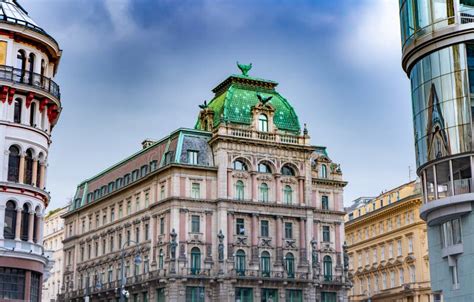 Historical Buildings In City Of Vienna Street View Travel Photo Wien