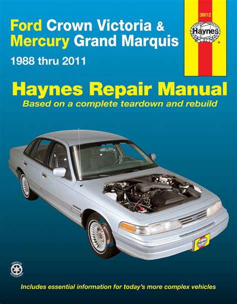 Repair Manuals And Guides For Ford Crown Victoria 1992 2011 Haynes