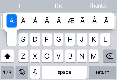 How To Type Accents On The Iphone Keyboard