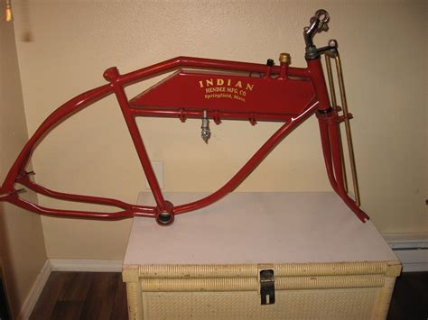 Indian Board Track Racer Parts Frame And Fork Ebay