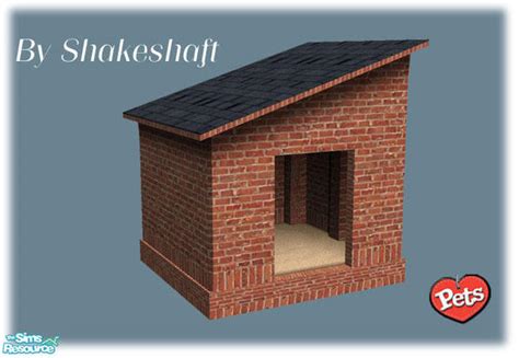 The Sims Resource Pets Value Kennel Red Brick