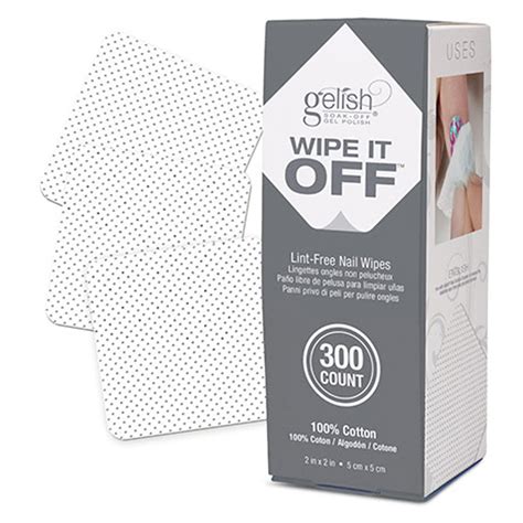 Look up in linguee suggest as a translation of wipe it off Wipe It Off - Lint-Free Nail Wipes (300 Wipes)