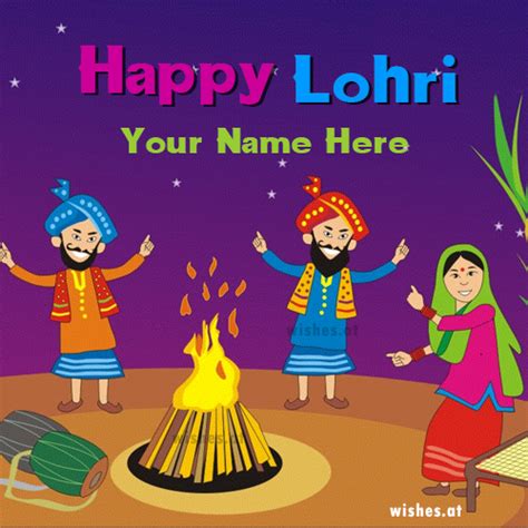 Send your love and warm wishes by sending celebrate lohri with your dear ones and wish them all the joys and happiness of this harvest season. Happy Lohri Wishes Image Greeting Card Festival | First Wishes