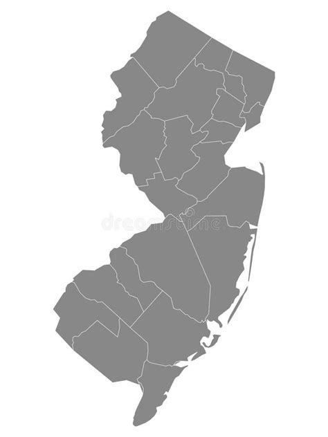 Mapa De Condados Del Estado De Nueva York En Estados Unidos Ilustraci N