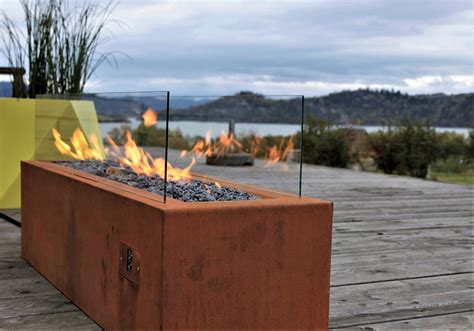 Outdoor Linear Fireplaces Gas Fires Ideas ⚡ Planika
