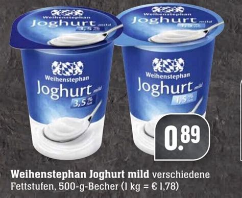 Weihenstephan Joghurt Mild G Becher Angebot Bei Edeka Neukauf