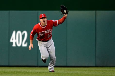 Mike Trout Robs Bryce Harper With Impressive Diving Catch