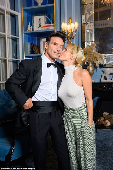 Nicky Whelan Gives Boyfriend Frank Grillo A Kiss On Set Of His New