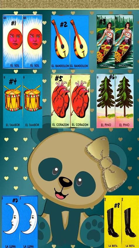 Each player has at least one tabla, a board with a randomly created 4 x 4 grid of pictures with their corresponding name and number. LoteriaCarta | Loteria cards, Bingo cards, Cards