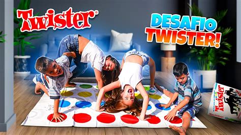 Desafio Do Twister Com Meus IrmÃozinhos Muito Engraçado Youtube