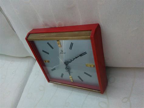 Vintage Jeco Clock 1960s Very Rare Wall Clock Japan Korea 1 Jewel