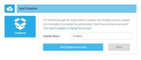 Save Link To Dropbox Through Multcloud