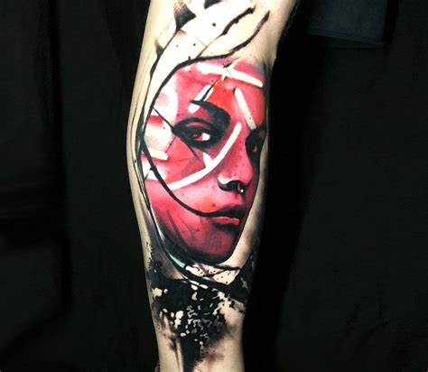 Red Face Tattoo By Rich Harris Photo 24183