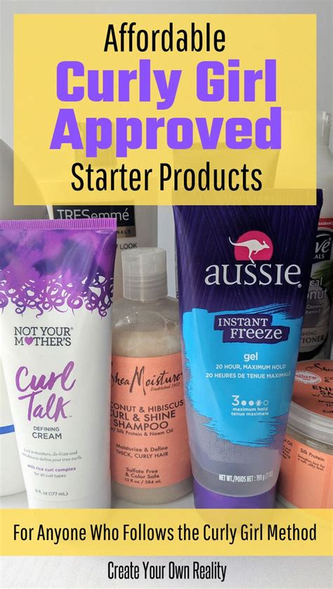 Get Your Curly Girl Method Routine Started With These Curly Hair Products These Drugstore