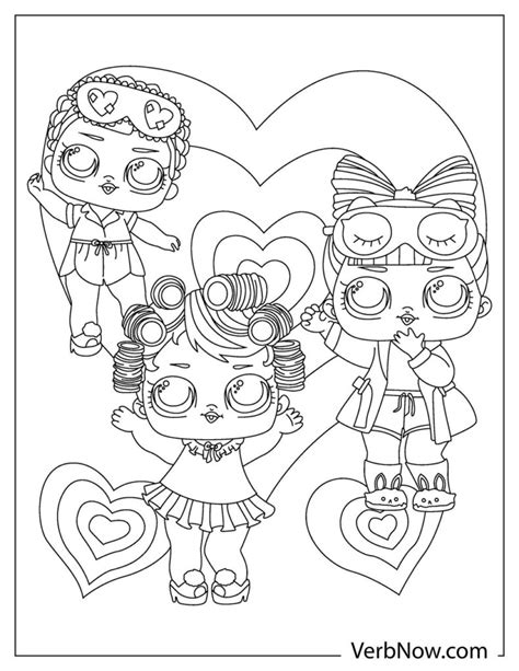 Free Omg Doll Coloring Pages For Download Printable Pdf Verbnow