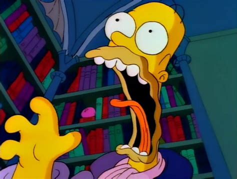 Homer Simpson Screaming Werid By Happaxgamma On Deviantart