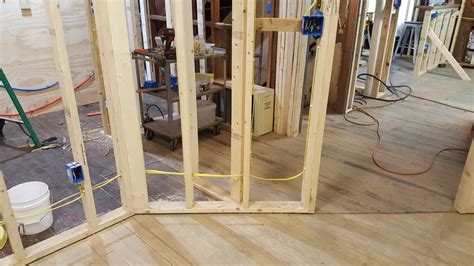 Begin wall assembly by planning the layout of the new wall. Pin by Rickie S on wall internals/stud layout | Room ...