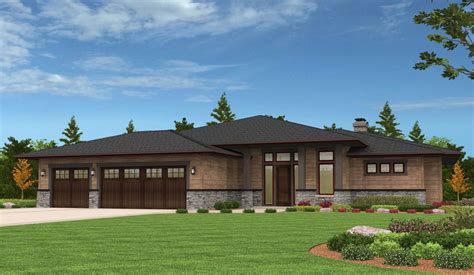 European style house plan 4 beds baths 3048 sq ft 929 1 builderhouseplans com. Plan 85126MS: Prairie Ranch Home with Walkout Basement ...