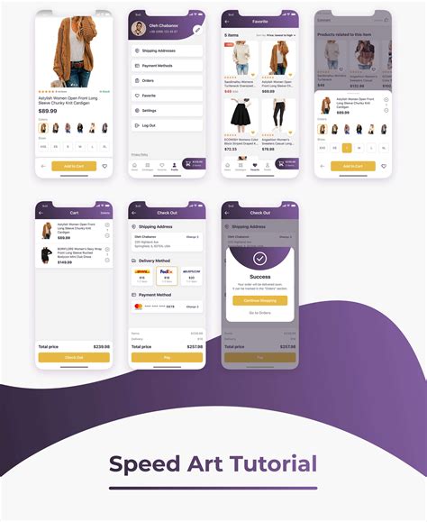 Free Mobile App E Commerce Template Figma Ui Store Shop Uibundle