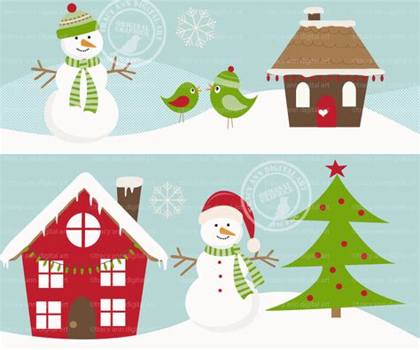 Christmas Scene Clipart 20 Free Cliparts Download Images