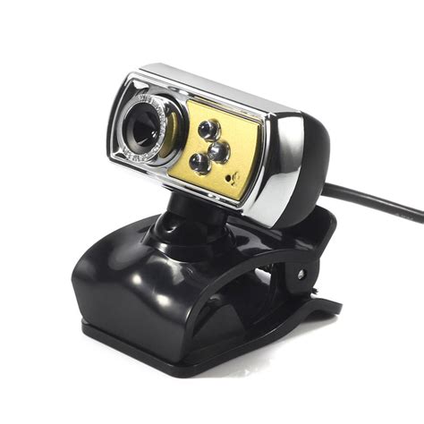 Hd Webcam 120 Mp 3 Led Usb Webcam Camera With Mic And Night Vision For