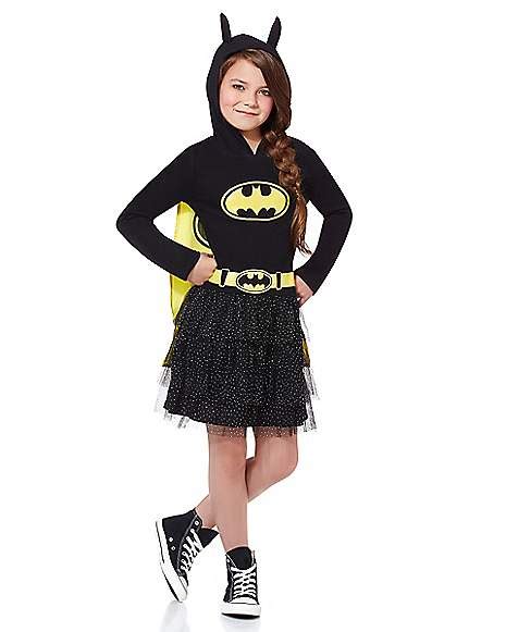 Kids Caped Batgirl Dress Costume Dc Comics