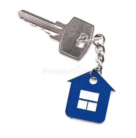 Silver Keys With House Figure Stock Image Image Of Residential Metal