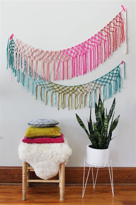 Diy macrame wall hanging diy hanging shelves macrame mirror macrame curtain boho diy bohemian decor diy. Add Some Boho Spirit With These 21 Macrame Hanging Wall ...