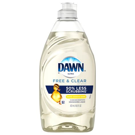 save on dawn ultra free and clear liquid dish soap lemon essence order online delivery giant